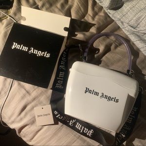 White Palm Angels Padlock Shoulder bag